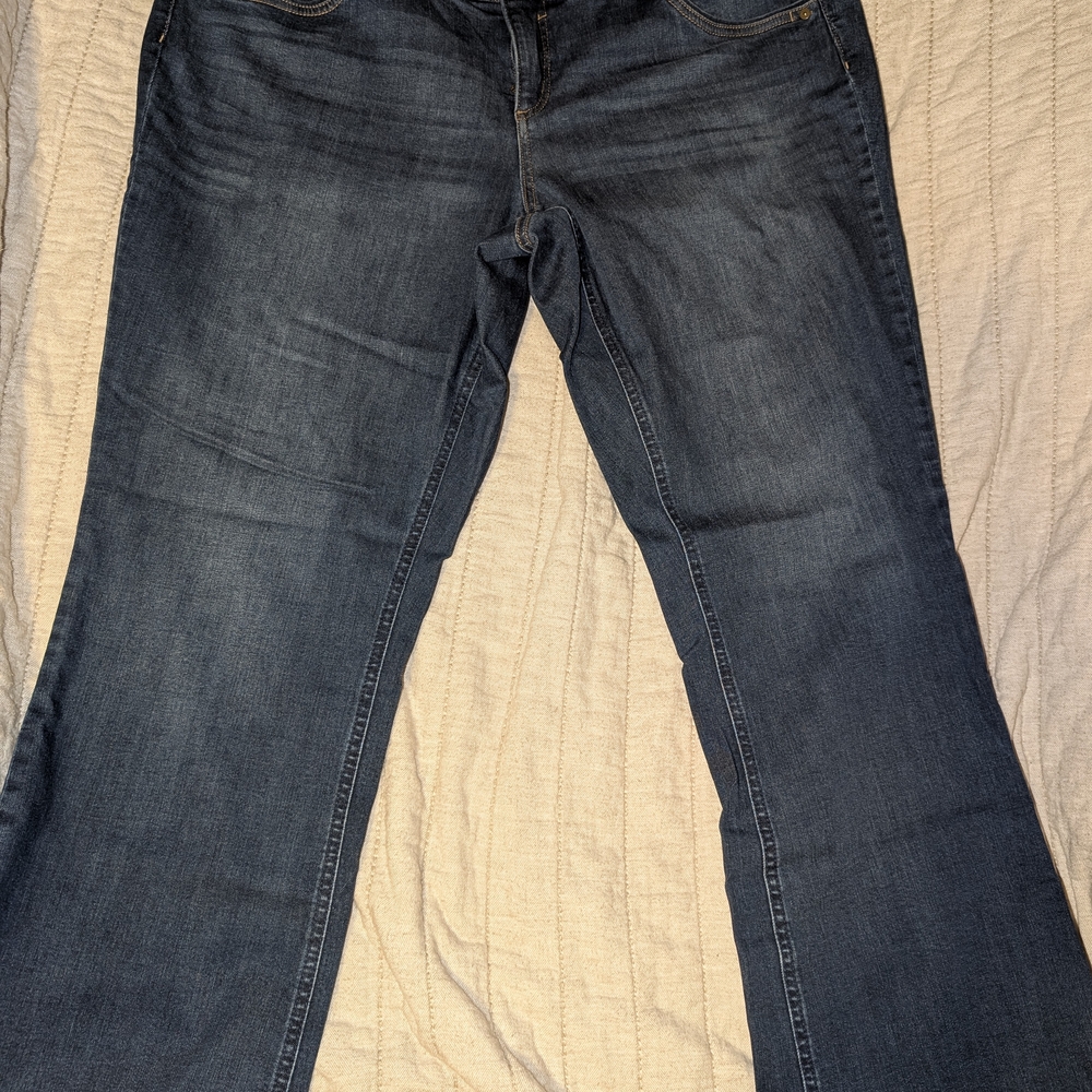 Democracy Indigo Wide Leg Jeans